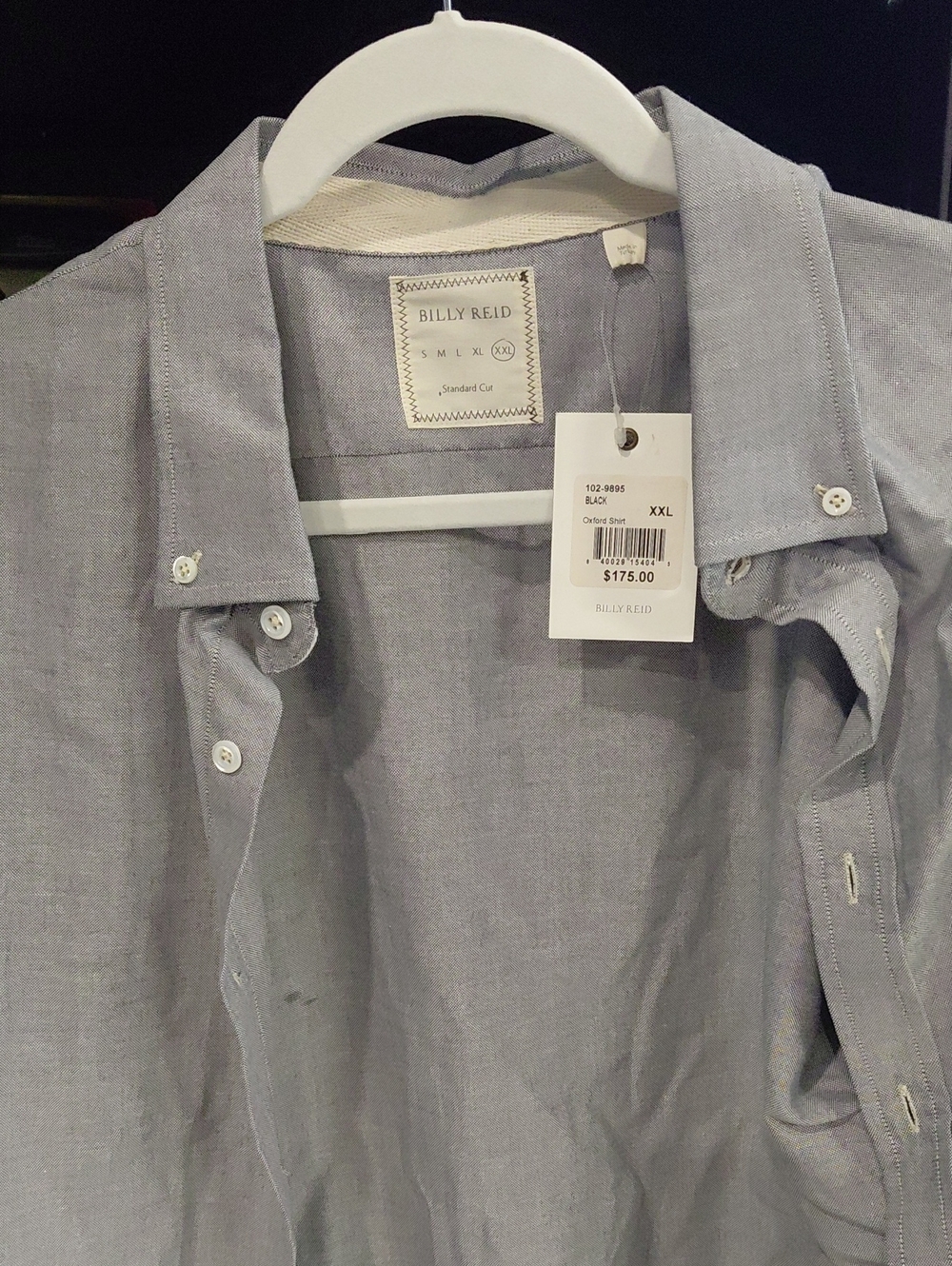 Billy Reid Men's Pale Blue Button-Down Shirt
